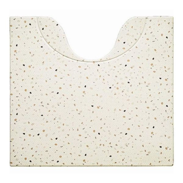 オカトー スキマにピタッ! 拭ける PVC トイレマット 55×60cm テラゾー トイレタリー 拭ける トイレマット 撥水 抗菌 防臭(代引不可)