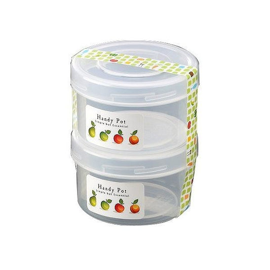 【10個セット】 イノマタ化学 ハンディーポット 150ml クリア 2個入 1862 プラスチック容器(代引不可)