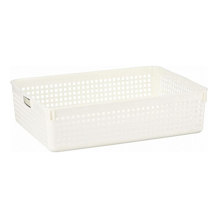 【5個セット】 イノマタ化学 ネームバスケット A4 ホワイト 4586チラシ ノート 小物入れ 平型 名前 名称記入(代引不可)