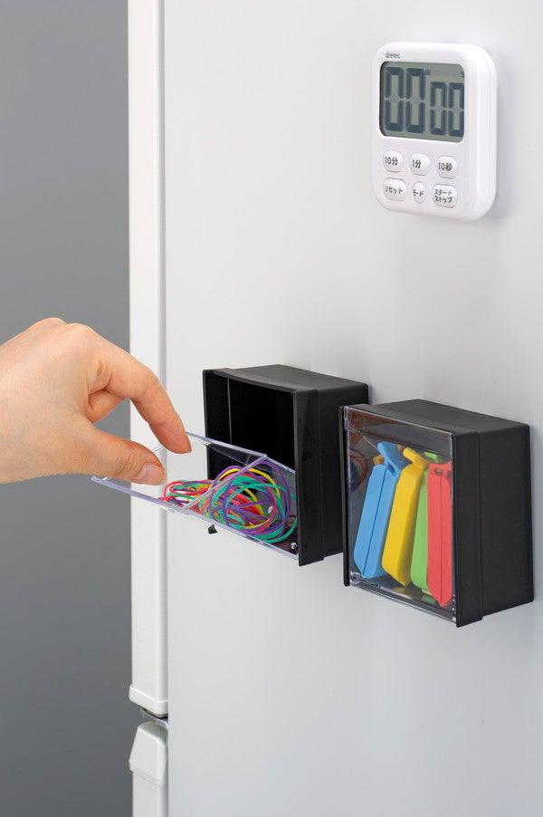 【10個セット】 イノマタ化学 マグネットスイングケース ブラック 5099 磁石 キッチン 日本製 マグネット 冷蔵庫 収納 デスク(代引不可)