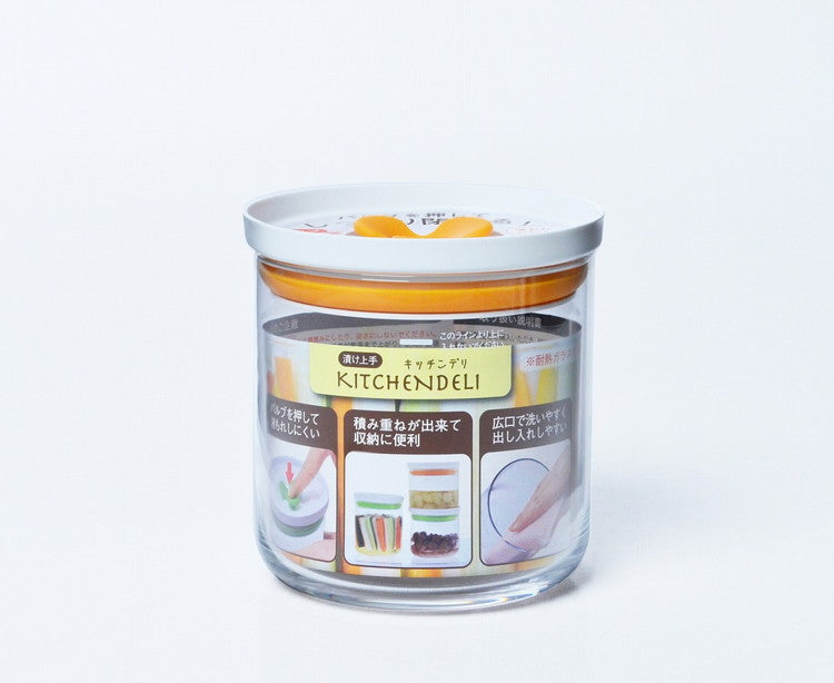 東洋佐々木ガラス キッチンデリ キーパー M オレンジ(代引不可)