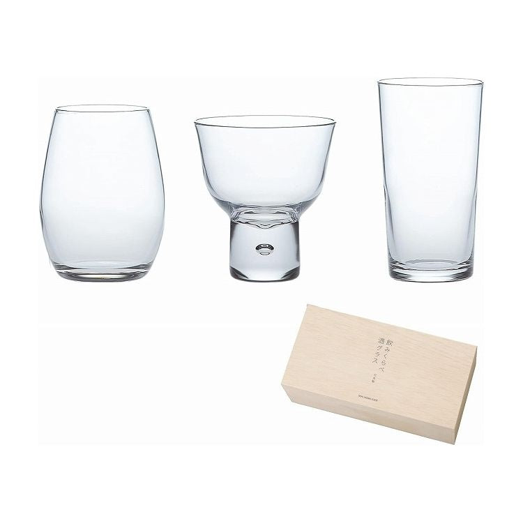 東洋佐々木ガラス お酒を愉しむ本格グラスセット 飲みくらべ酒グラスセット 200/130/150ml G096-T281(代引不可)