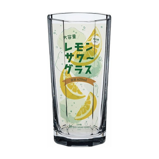 東洋佐々木ガラス レモンサワーグラス タンブラー 620ml B-00118-JAN-P(代引不可)