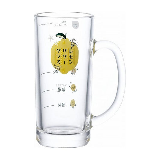 東洋佐々木ガラス レモンサワージョッキ(目安つき) 435ml P-06431-J425(代引不可)