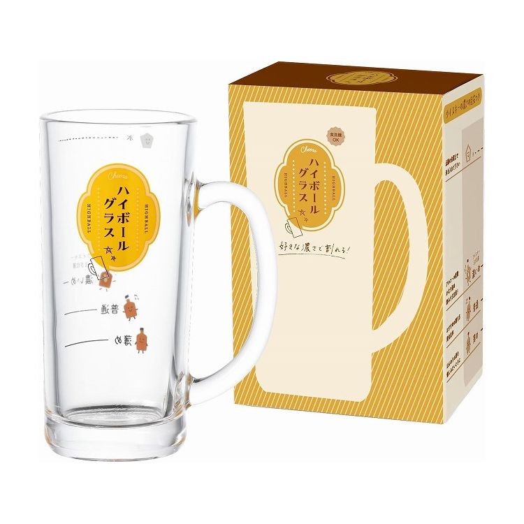 東洋佐々木ガラス ハイボールジョッキ(目安つき) 435ml P-06431-J436(代引不可)