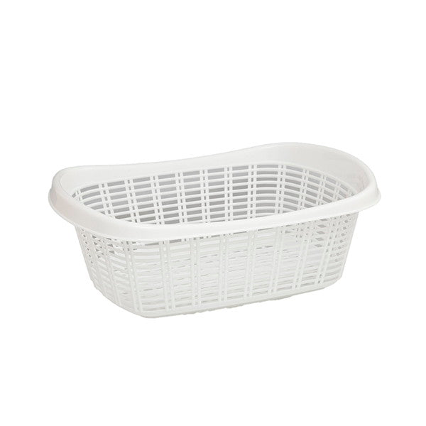 【3個セット】 平和工業 脱衣かご ホワイト 衣類入れ かご 脱衣 カゴ 収納 籠 ランドリーバスケット(代引不可)