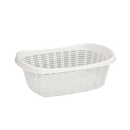 【3個セット】 平和工業 脱衣かご ホワイト 衣類入れ かご 脱衣 カゴ 収納 籠 ランドリーバスケット(代引不可)