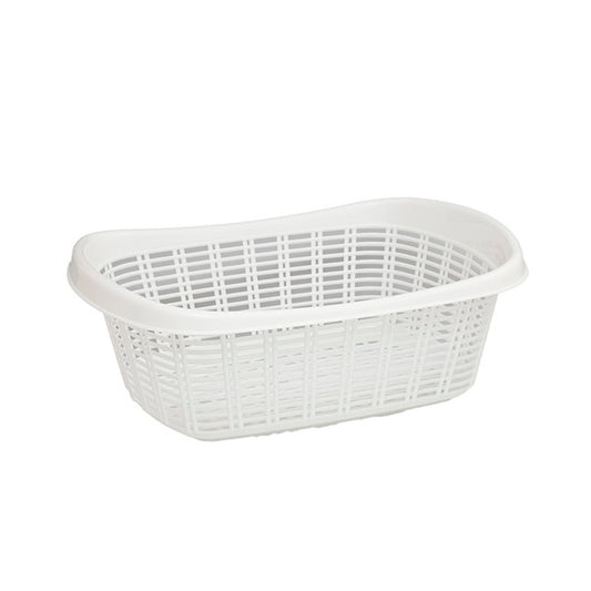 【3個セット】 平和工業 脱衣かご ホワイト 衣類入れ かご 脱衣 カゴ 収納 籠 ランドリーバスケット(代引不可)