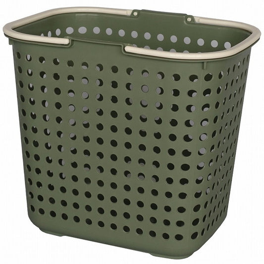 【3個セット】平和工業 ドットバスケット 深型 カーキ