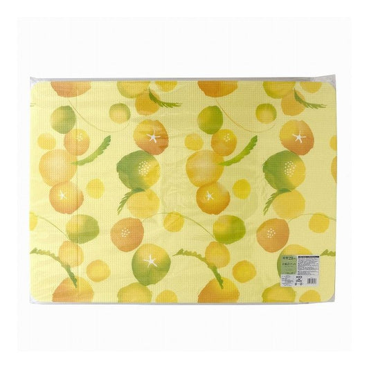 ワイズ お風呂マット 厚型 85×60×厚み2.8cm フルーツ 浴室マット 洗い場 日本製 風呂場 すのこ 分厚い やわらか(代引不可)