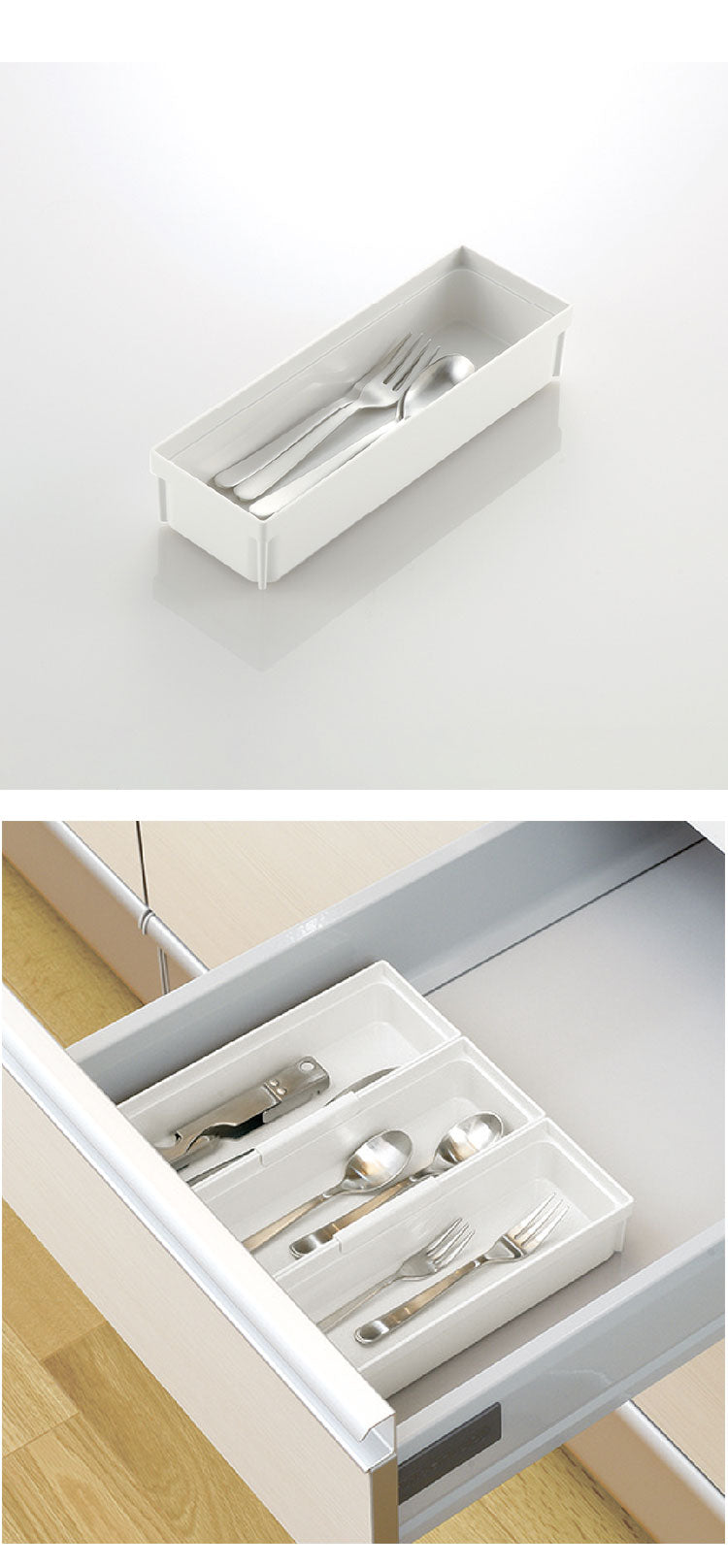【2個セット】 トトノ(totono) 引き出し用 カトラリーポケットR ミニ 約 幅21×奥行7×高さ4.4(cm)カトラリートレー カトラリー収納 キッチン 収納 キッチン収納 キッチン収納ケース(代引不可)