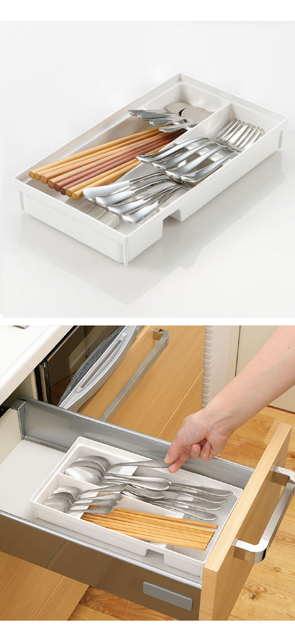 カトラリーケース トトノ 引き出し用 カトラリースタンドR ワイド 幅28×奥行16×高さ4.4 リッチェル カトラリートレー カトラリー収納 キッチン 収納 キッチン収納(代引不可)
