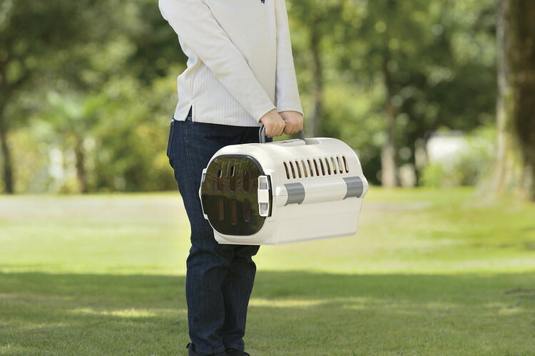 リッチェル キャンピングキャリー ファイン(S) アイボリー(代引不可)