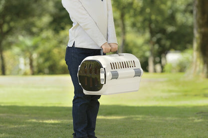 リッチェル キャンピングキャリー ファイン(S) アイボリー(代引不可)