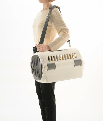 リッチェル キャンピングキャリー ファイン(S) アイボリー(代引不可)