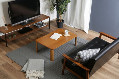 不二貿易 折脚ローテーブル ナチュラル 12842 折りたたみ テーブル ローテーブル KSM-9060(代引不可)