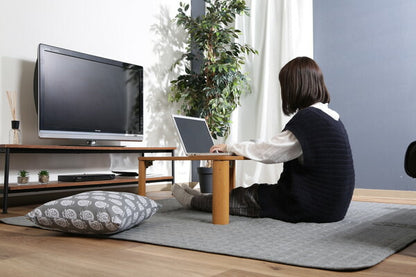 不二貿易 折脚ローテーブル ナチュラル 12842 折りたたみ テーブル ローテーブル KSM-9060(代引不可)