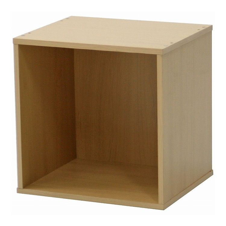 キューブボックス CUBE BOX オープン ナチュラル ( 収納ボックス ディスプレイラック 棚 )(代引不可)
