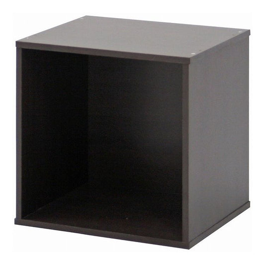 キューブボックス CUBE BOX オープン ダークブラウン ( 収納ボックス ディスプレイラック 棚 )(代引不可)