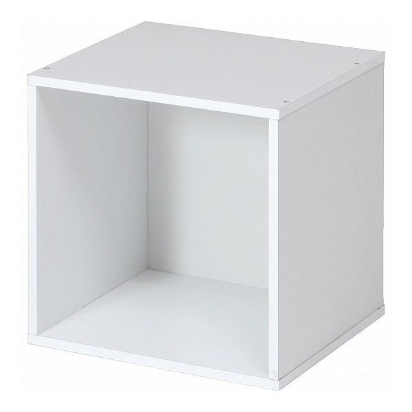 キューブボックス CUBE BOX オープン ホワイト ( 収納ボックス ディスプレイラック 棚 ) 自由な収納が楽しめるキューブボックス(代引不可)