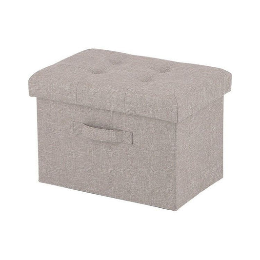 不二貿易 ハント 座れるインナーボックス ライトグレー HS-SJZ01スツール 収納 オットマン 収納ボックス(代引不可)