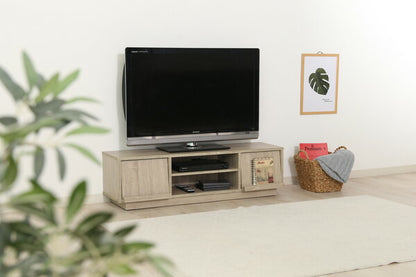 不二貿易 フラップTVボード ホワイトオーク テレビボード テレビスタンド テレビ 台 ローボード TV台(代引不可)