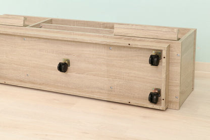 不二貿易 フラップTVボード ホワイトオーク テレビボード テレビスタンド テレビ 台 ローボード TV台(代引不可)