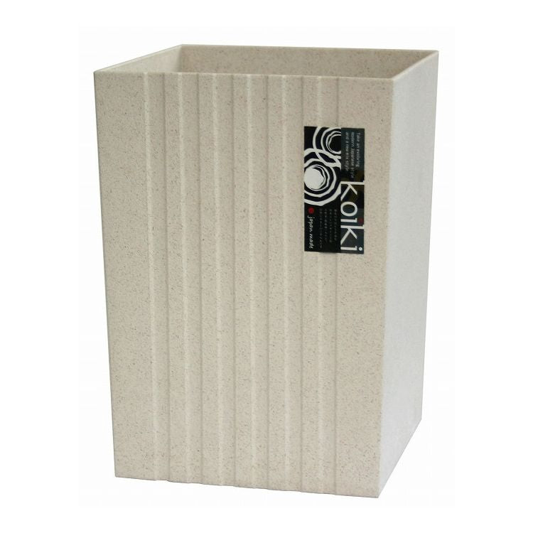 八幡化成 way-be koiki modern(コイキ モダン) 角型 小 4.5L ホワイト 223658くずかご 四角 くず入れ ダストボックス 小さい(代引不可)