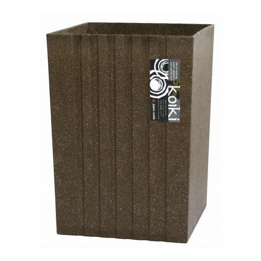 八幡化成 way-be koiki modern(コイキ モダン) 角型 小 4.5L ブラウン 223689くずかご 四角 くず入れ ダストボックス 小さい(代引不可)