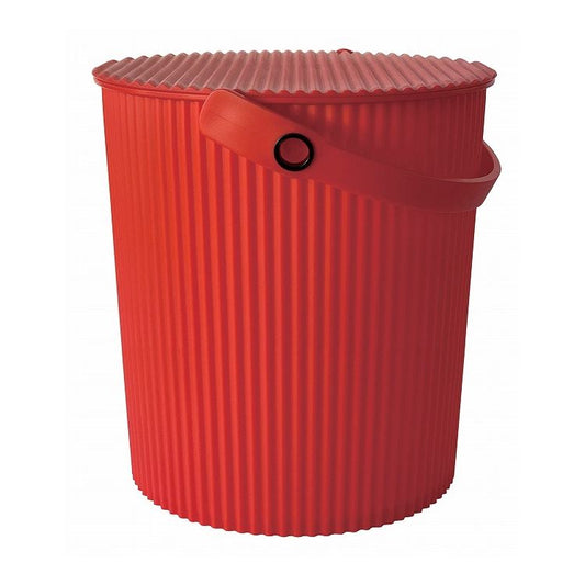 八幡化成 カラーバケット(フタ付)203 20L レッド バケツ 蓋付き(代引不可)