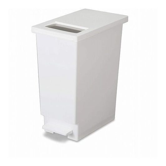 新輝合成 ユニード プッシュ&ペダル30S 30L ホワイト おしゃれ 30リットル スリム キッチン ふた付き ペダル(代引不可)