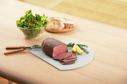 新輝合成 TONBO まるいエラストマーまな板 ワイド グレー まないた 丸型(代引不可)