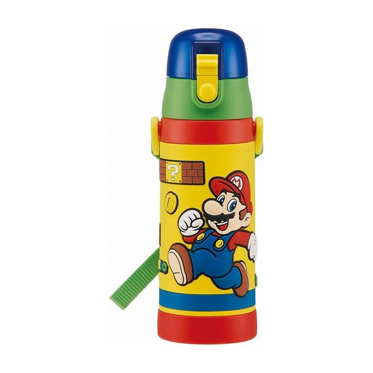 スケーター 3Dロック付ダイレクトボトル 480ml スーパーマリオ SDPV5(代引不可)