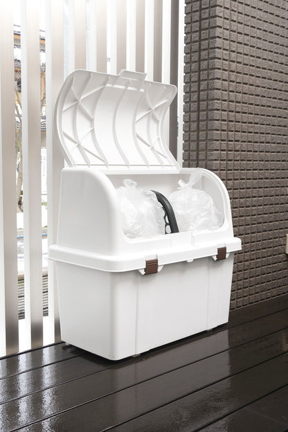 リッチェル トラッシュコンテナ SP 220L ホワイト ゴミ箱 屋外 大容量 ごみ箱 ダストボックス ベランダ(代引不可)