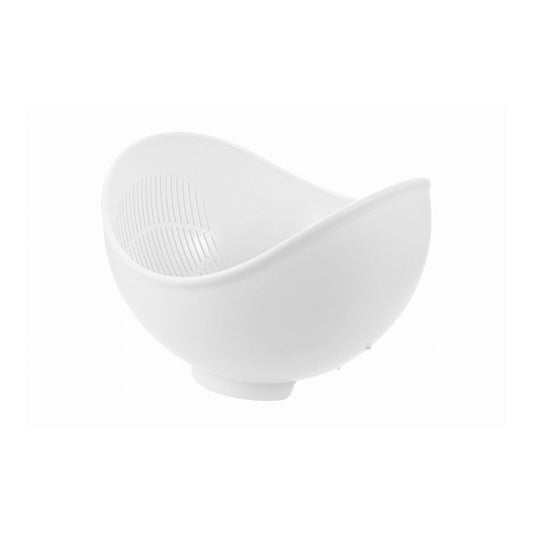 リッチェル らくチンお料理ボウル くるっと ホワイト L 16983-4 (調理ボウル) 洗う&水切りがラクラク(代引不可)