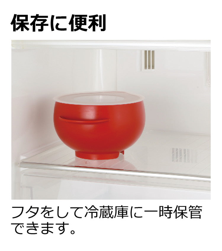 リッチェル らくチンお料理ボウル たれーぬ ホワイト L 16993-3 (調理ボウル) 電子レンジで時短料理!(代引不可)