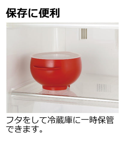 リッチェル らくチンお料理ボウル たれーぬ ホワイト L 16993-3 (調理ボウル) 電子レンジで時短料理!(代引不可)