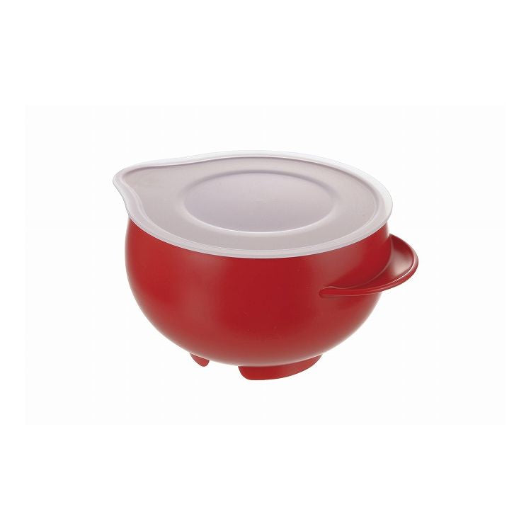 リッチェル らくチンお料理ボウル たれーぬ レッド L 16995-7 (調理ボウル) 電子レンジで時短料理!(代引不可)