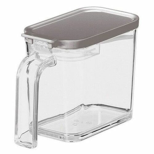 【2個セット】 アスベル フォルマ MSポット(480ml) グレー A1107 調味料入れ キッチン収納 ポット 砂糖入れ シュガー 塩入れ