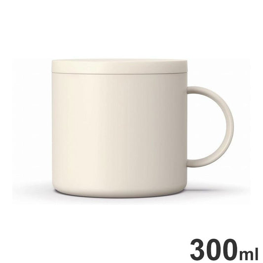 アスベル 保温 マグカップ F300 ライトベージュ(代引不可)