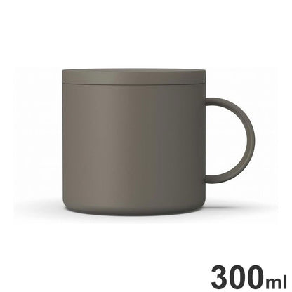 アスベル 保温 マグカップ F300 シャドーグレー(代引不可)