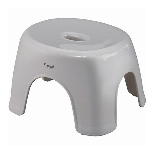 アスベル Emeal エミール 風呂椅子 座面高さ20cm グレー バスチェア バススツール ニュアンス くすみ カラー 腰掛け(代引不可)