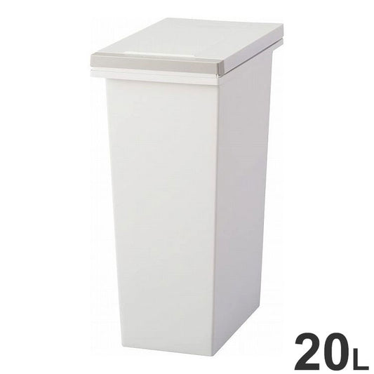 アスベル エバン EBAN 密閉 プッシュ スリム 20L EC ホワイト(代引不可)