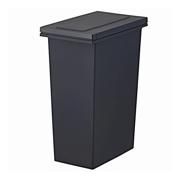 アスベル エバンMP 密閉 プッシュペール 45L ブラック キッチン ごみ箱 白(代引不可)