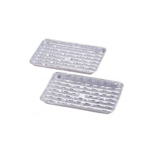 キャプテンスタッグ 【2個セット】 アルミ バーベキュー網焼きプレート 4枚組(代引不可)