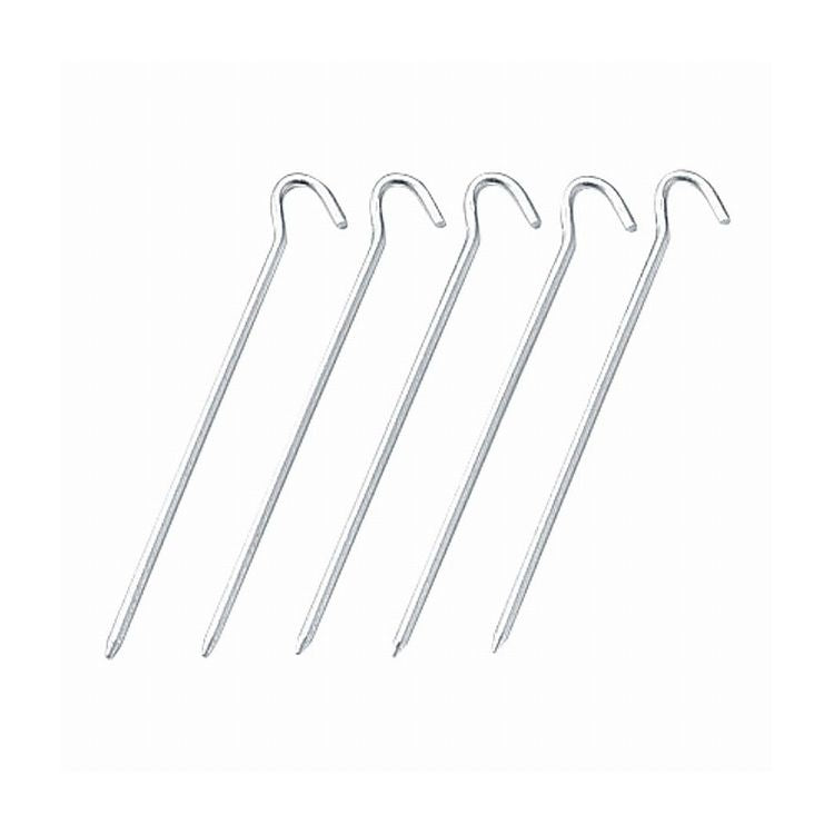 CAPTAIN STAG 丸スチールペグ 19cm (5本組) M-8396(代引不可)