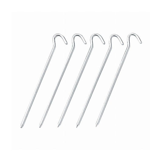 CAPTAIN STAG 丸スチールペグ 19cm (5本組) M-8396(代引不可)