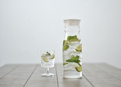 【3個セット】HARIO フリーポット 1300 1.3L 透明ホワイト FP-13-TW冷水筒 耐熱 ガラス 麦茶ポット ピッチャー 食洗機対応(代引不可)