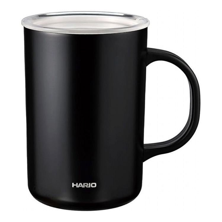 HARIO セラミックコーティング 真空二重保温マグ 470ml CMG-470-B マグカップ 保温 保冷 セラミックコート 真空断熱マグカップ