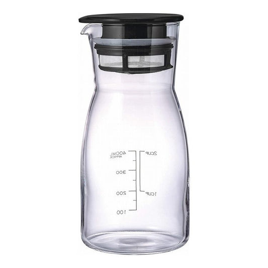 HARIO ビネガーズ ドリンクピッチャー 700ml ブラック VDPI-700-B お酢用ピッチャー 調理容器 耐熱ガラス ピクルス マリネ